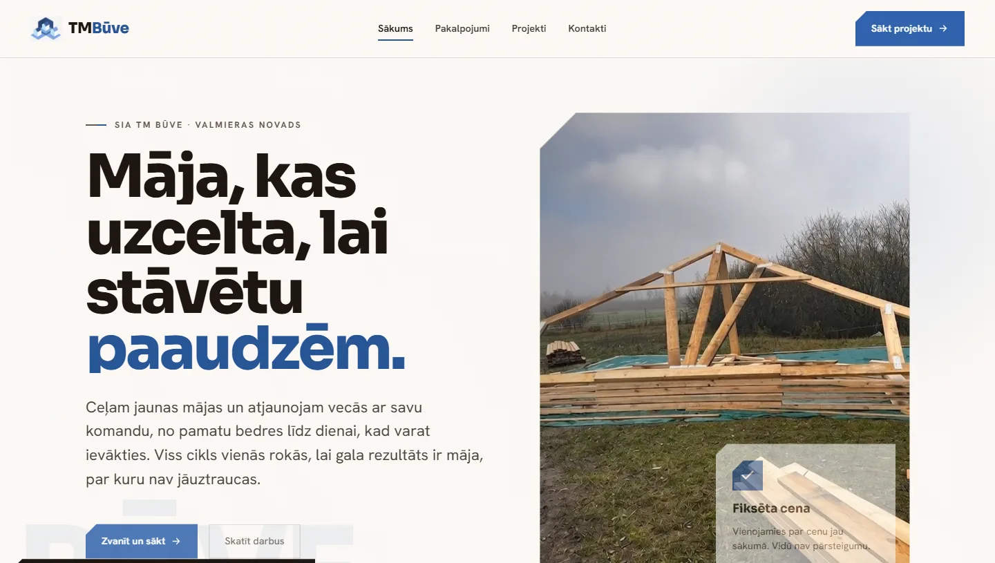 TM Būve demo site